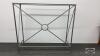 METAL AND GLASS HALL TABLE - 2