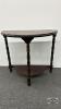FLAT TO WALL HALF MOON TABLE