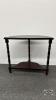 FLAT TO WALL HALF MOON TABLE - 4