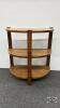 3 TIER FLAT TO WALL HALF ROUND TABLE