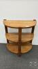 3 TIER FLAT TO WALL HALF ROUND TABLE - 2