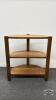 3 TIER FLAT TO WALL HALF ROUND TABLE - 4