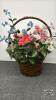 WICKER BASKET FLORAL ARRANGMENT - 4