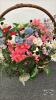 WICKER BASKET FLORAL ARRANGMENT - 5