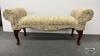 UPHOLSTERED FIRESIDE BENCH - 2
