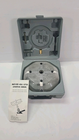 Multi-Size Hole Cutting Tool with Case