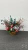 WICKER BASKET FLORAL ARRANGMENT