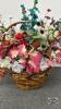 WICKER BASKET FLORAL ARRANGMENT - 4