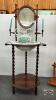 REPRO WASH STAND WITH BARLEY TWIST LEGS