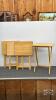 SET OF (4) WOODEN SNACK TABLES