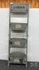 WOODEN STAND WITH PLASTIC BUCKET INSERTS - 4