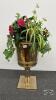 PLASTIC GOLDEN PLANT STAND