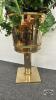 PLASTIC GOLDEN PLANT STAND - 3