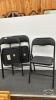 (3) METAL FOLDING CHAIRS