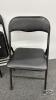 (3) METAL FOLDING CHAIRS - 2