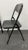 (3) METAL FOLDING CHAIRS - 3