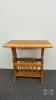 OAK MAGAZINE TABLE