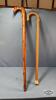 (2) WOODEN CANES