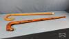 (2) WOODEN CANES - 2