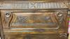 DOUBLE OAK ORNATE HEAD AND FOOT BOARD - 4