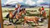 NEEDLE POINT WESTERN PICTURE - 3