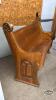 OAK CHURCH PEW - 4
