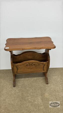 REFINISHED MAGAZINE TABLE