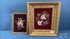 (2) FRAMED NEEDLE POINT FLORALS - 2