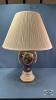 CHINA BASED TABLE LAMP WITH VICTORIAN DECOR