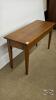 OAK PIANO BENCH WITH STORAGE - 5