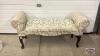 UPHOLSTERED FIRESIDE BENCH - 2