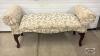 UPHOLSTERED FIRESIDE BENCH - 4