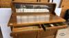 OAK SIDE BOARD WITH MIRROR - 3