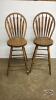 (2) HOOP BACK STOOLS