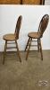 (2) HOOP BACK STOOLS - 2