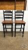 (2) PUB CHAIRS