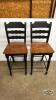 (2) PUB CHAIRS - 2