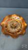 FLUTED CARNIVAL BOWL WITH ACCORN PATTERN - 2