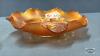 FLUTED CARNIVAL BOWL WITH ACCORN PATTERN - 3