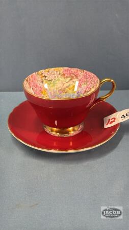 SHELLEY CUP AND SAUCER "THE ROCK GARDEN"