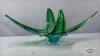 ART GLASS 21IN WIDE BASKET - 4