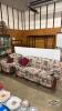 MATCHING CHESTERFIELD AND CHAIR