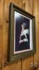 FRAMED LITTLE GIRL WITH CAT PRINT - 3
