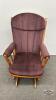 OAK GLIDER ROCKING CHAIR - 2