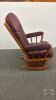OAK GLIDER ROCKING CHAIR - 5