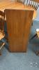 MAPLE OVAL TABLE AND CHAIRS - 8