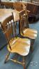 MAPLE OVAL TABLE AND CHAIRS - 12