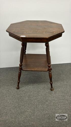 FUMED OAK PARLOUR TABLE