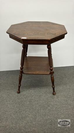FUMED OAK PARLOUR TABLE