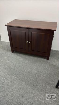 HIDE AWAY DESK WITH PULL OUT KEY BOARD SHELF